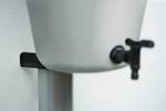 green basics rain catcher 35ltr living concrete